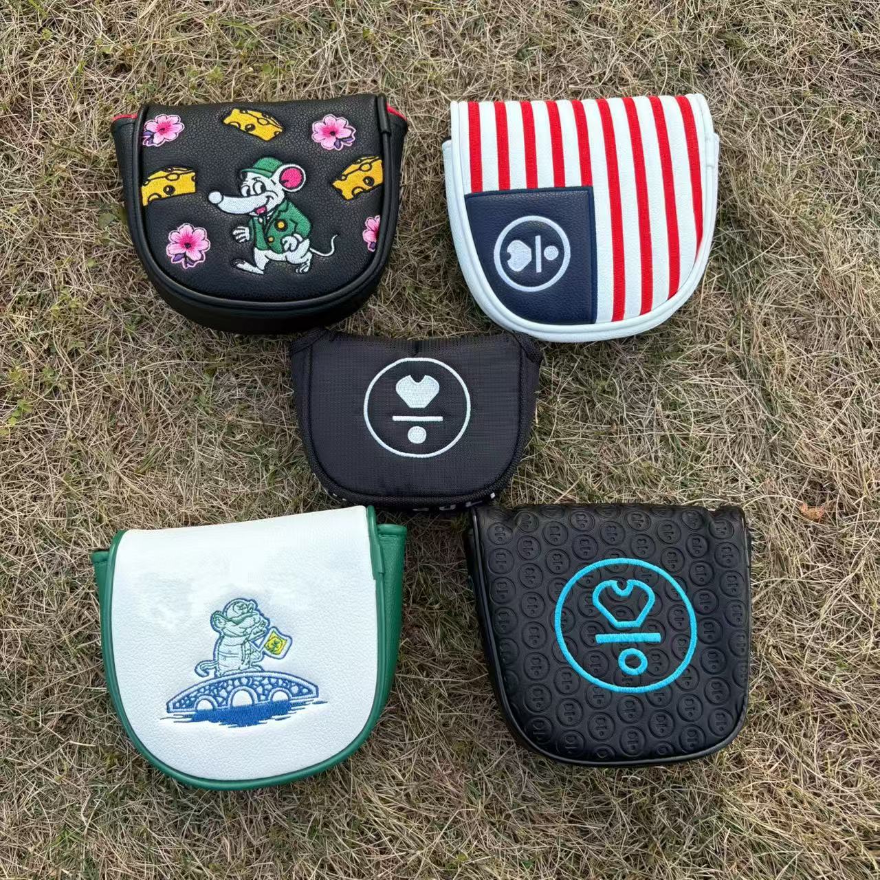 Golf Clubs - Vermilion Bird Golf Putter Headcover, verdicktes,