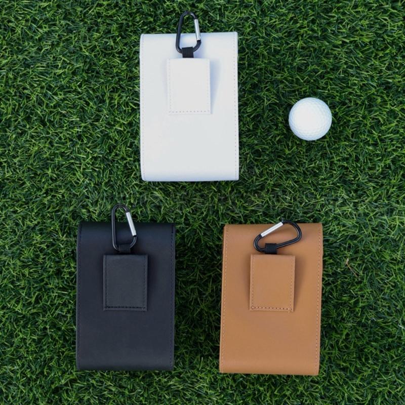 Golf Rangefinder - Verstellbarer Gürtelclip, Golf-Entfernungsmesser-Schutztaschen, leichte PU-Hülle