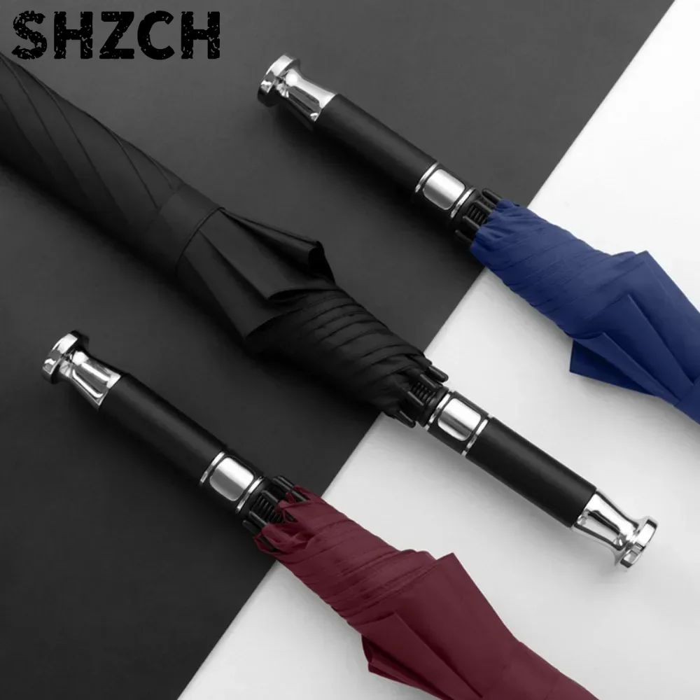 Golf Umbrella Large - Großer Herren-Regenschirm, Hochwertiger Golf-Stockschirm, Langlebiger Regenschirm