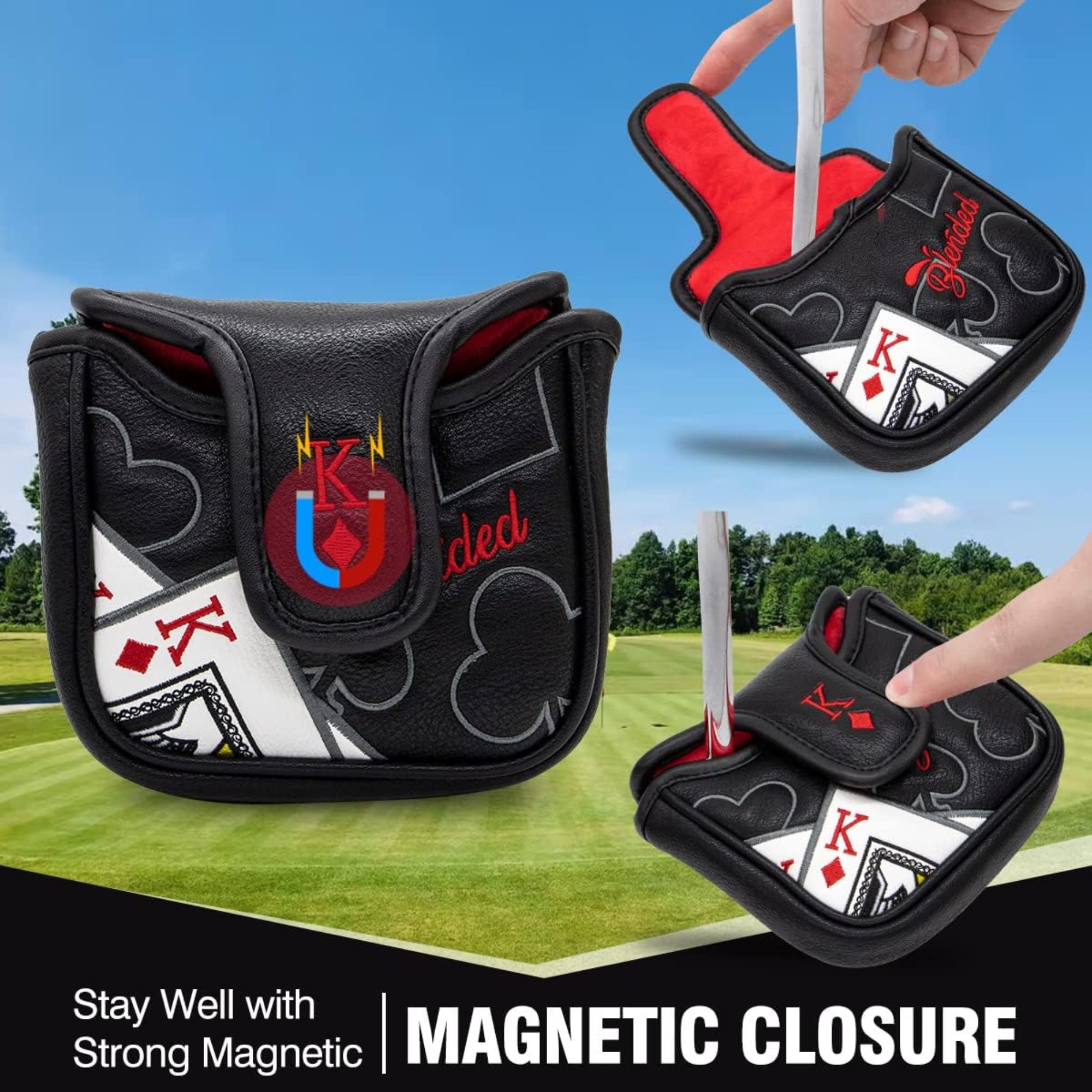 King Of Hearts bestickter Schl – Golf Tees Bewertung und Preis